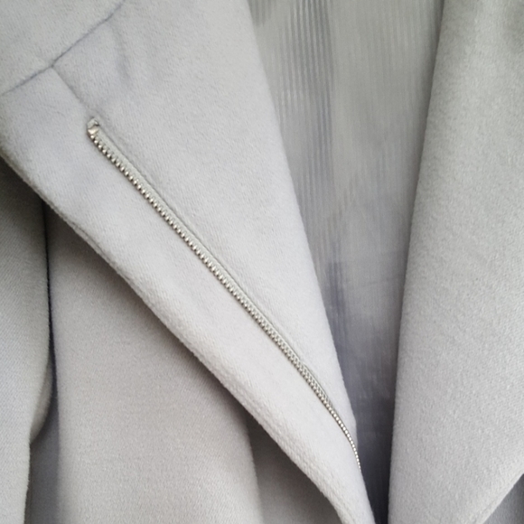 Cotton On Gray Wrap Pea Coat Size XS - Picture 3 of 5